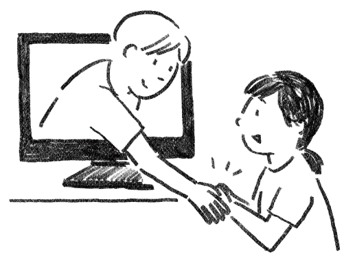 ふれあう“おはよう・おやすみ”デバイス